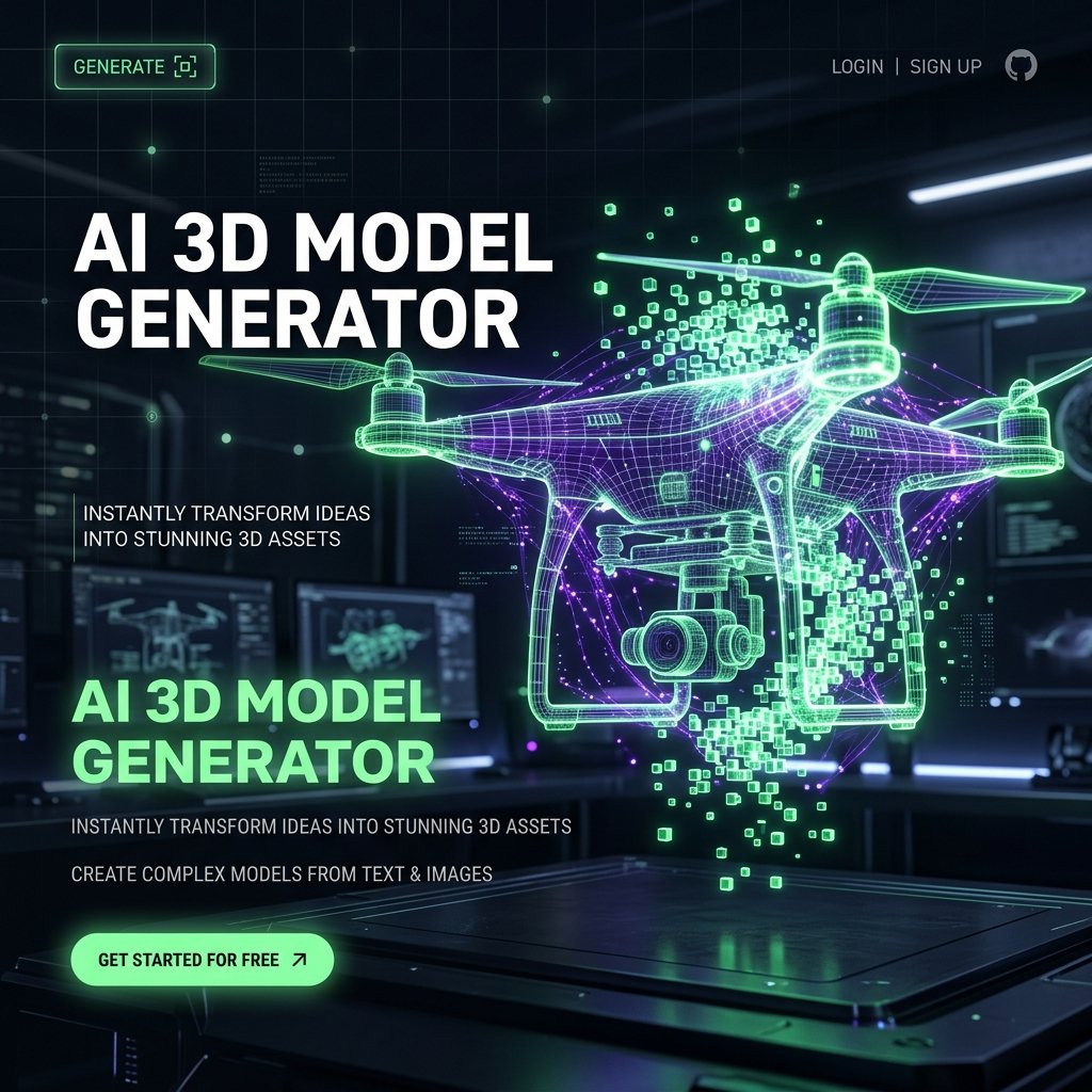 3D Model Wireframe Rendering